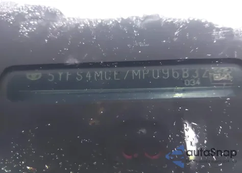 2021 Toyota Corolla Se из США, поврежденный, VIN 5YFS4MCE7MP096832